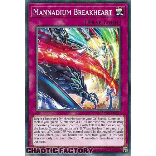 CYAC-EN072 Mannadium Breakheart Common 1st Edition NM