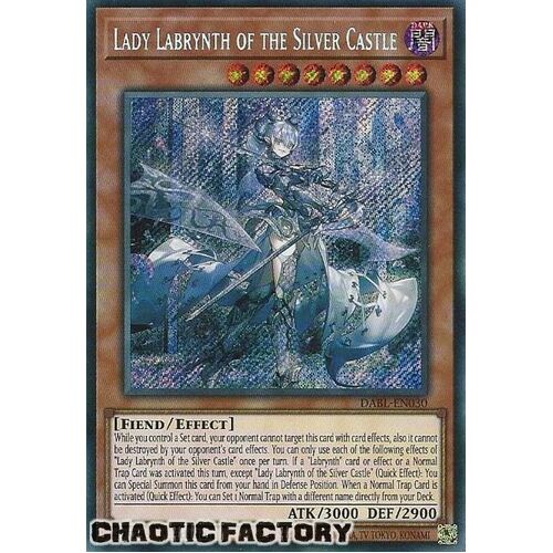 DABL-EN030 Lady Labrynth of the Silver Castle Secret Rare 1st Edition NM