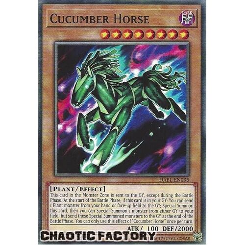 DABL-EN036 Cucumber Horse Common 1st Edition NM