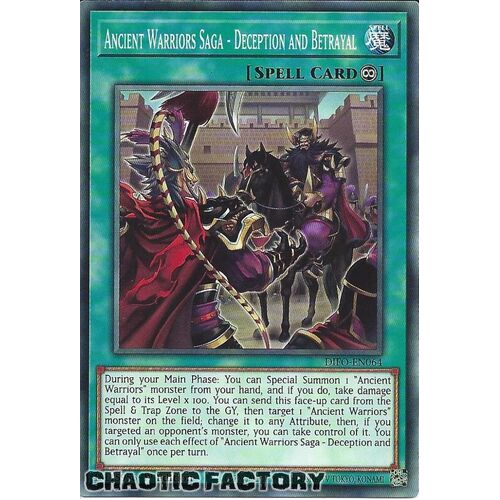 DIFO-EN064 Ancient Warriors Saga - Deception and Betrayal Common 1st Edition NM