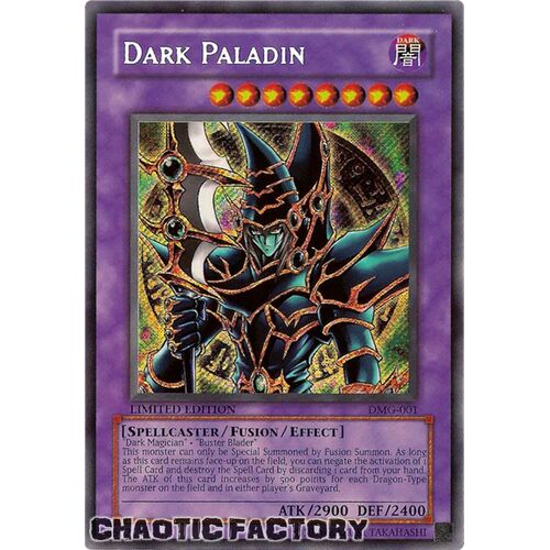 DMG-001 Dark Paladin Secret Rare LIMITED EDITION PL