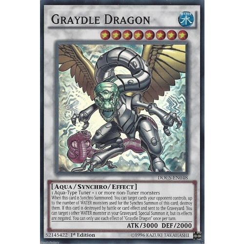 Graydle Dragon - DOCS-EN048 - Super Rare UNLIMITED Edition NM