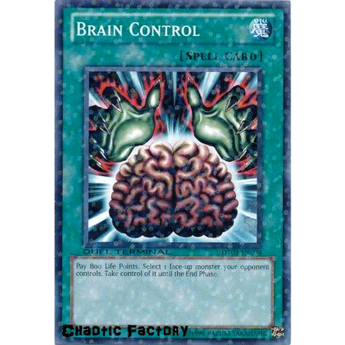 Yugioh DT03-EN094 Brain Control Duel Terminal Normal Parallel Rare 1st Edition NM