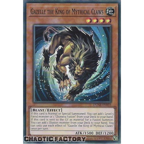 DUNE-EN003 Gazelle the King of Mythical Claws Super Rare 1st Edition NM