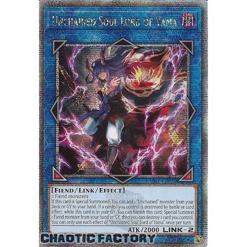 Quarter Century Secret Rare DUNE-EN049 Unchained Soul Lord of Yama 1st Edition NM