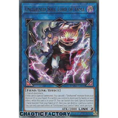 DUNE-EN049 Unchained Soul Lord of Yama Ultra Rare 1st Edition NM