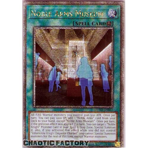 Quarter Century Secret Rare DUNE-EN057 Noble Arms Museum 1st Edition NM