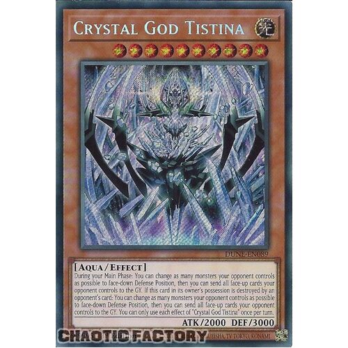 DUNE-EN089 Crystal God Tistina Secret Rare 1st Edition NM