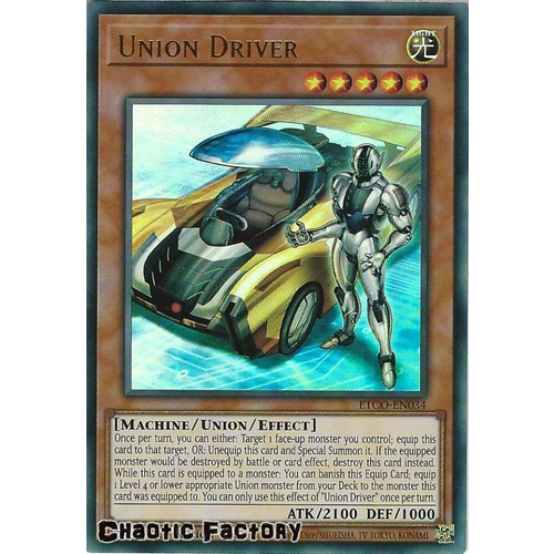 ETCO-EN034 Union Driver Ultra Rare 1st Edition NM