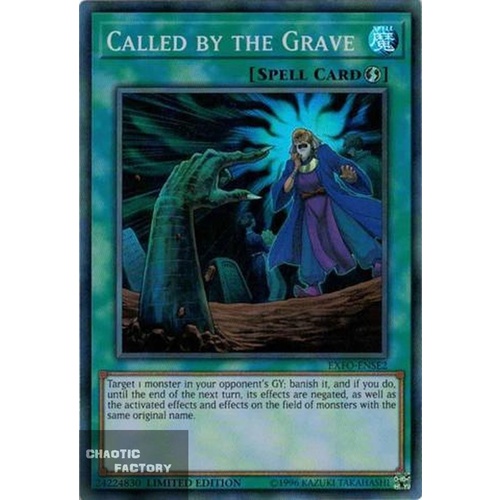 EXFO-ENSE2 Called by the Grave Super Rare Limited Edition NM