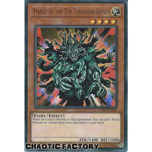 GFP2-EN099 Manju of the Ten Thousand Hands Ultra Rare 1st Edition NM