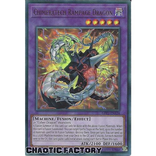 GFP2-EN124 Chimeratech Rampage Dragon Ultra Rare 1st Edition NM