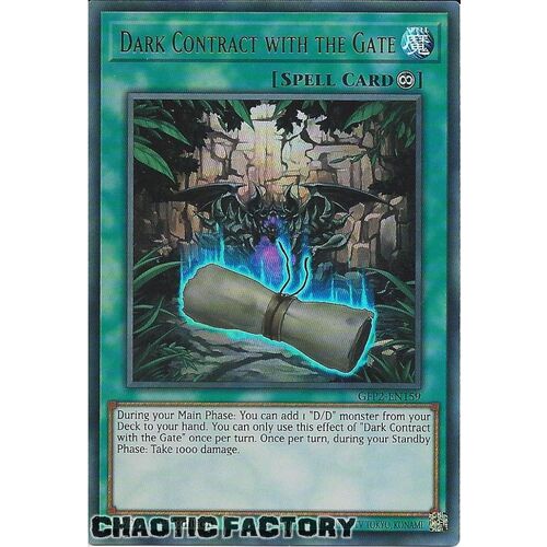 GFP2-EN159 Dark Contract with the Gate Ultra Rare 1st Edition NM