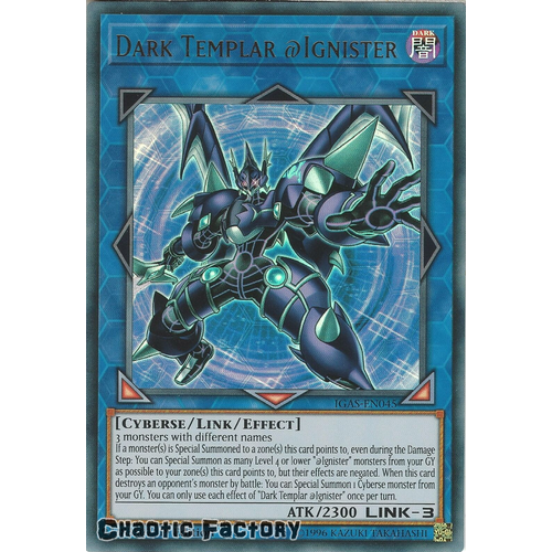 IGAS-EN045 Dark Templar @Ignister Ultra Rare 1st Edition NM