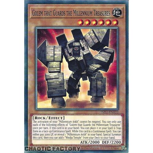 INFO-EN002 Golem that Guards the Millennium Treasures Common 1st Edition NM