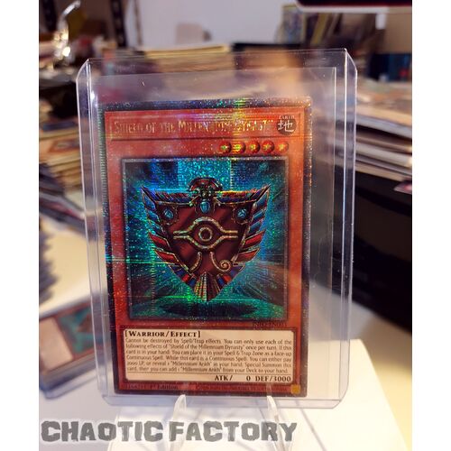 INFO-EN003 Shield of the Millennium Dynasty Quarter Century Secret Rare 1st Edition NM