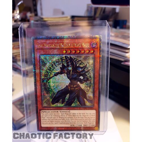 INFO-EN006 Dark Magician the Magician of Black Magic Quarter Century Secret Rare 1st Edition NM