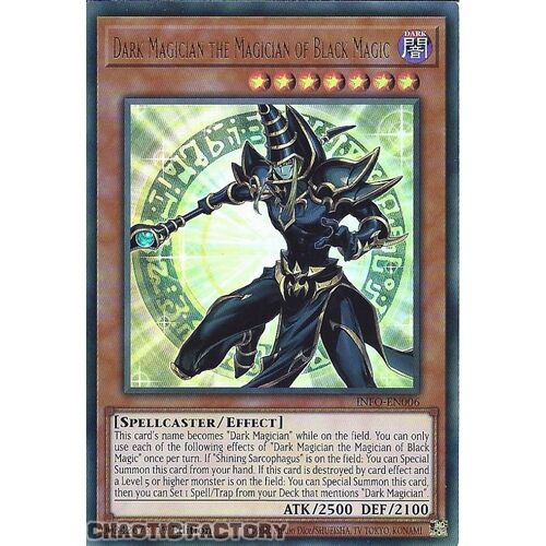 INFO-EN006 Dark Magician the Magician of Black Magic Ultra Rare 1st Edition NM