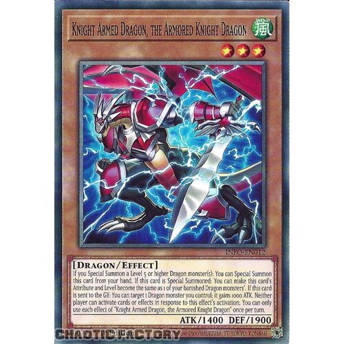 INFO-EN012 Knight Armed Dragon, the Armored Knight Dragon Common 1st Edition NM