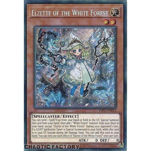 INFO-EN014 Elzette of the White Forest Secret Rare 1st Edition NM