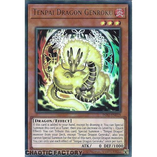 INFO-EN019 Tenpai Dragon Genroku Ultra Rare 1st Edition NM