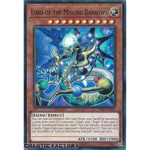 INFO-EN023 Lord of the Missing Barrows Super Rare 1st Edition NM