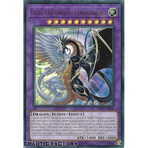 INFO-EN034 Light and Darkness Dragonlord Ultra Rare 1st Edition NM