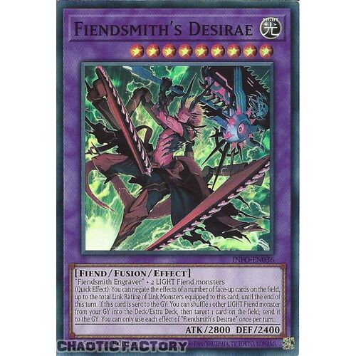 INFO-EN036 Fiendsmith's Desirae Super Rare 1st Edition NM