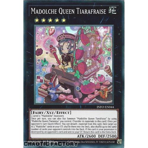 INFO-EN044 Madolche Queen Tiarafraise Super Rare 1st Edition NM