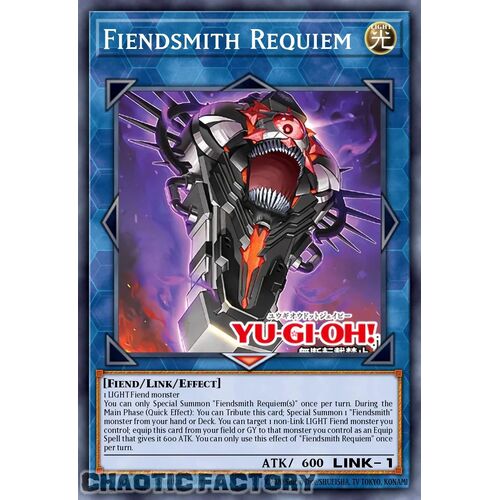 INFO-EN046 Fiendsmith's Requiem Secret Rare 1st Edition NM