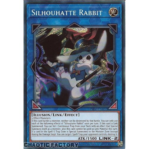 INFO-EN052 Silhouhatte Rabbit Secret Rare 1st Edition NM