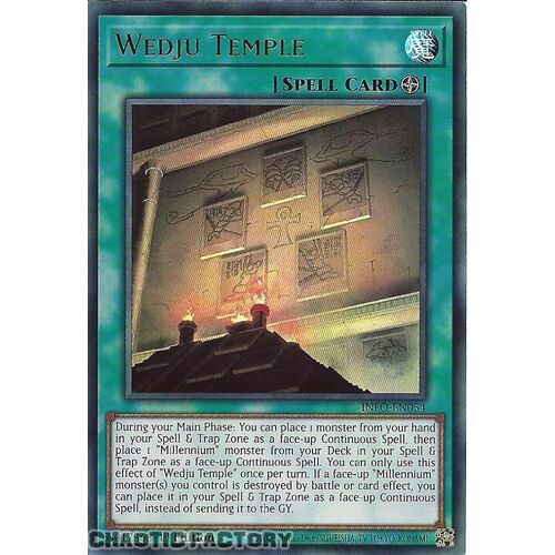 INFO-EN054 Wedju Temple Ultra Rare 1st Edition NM