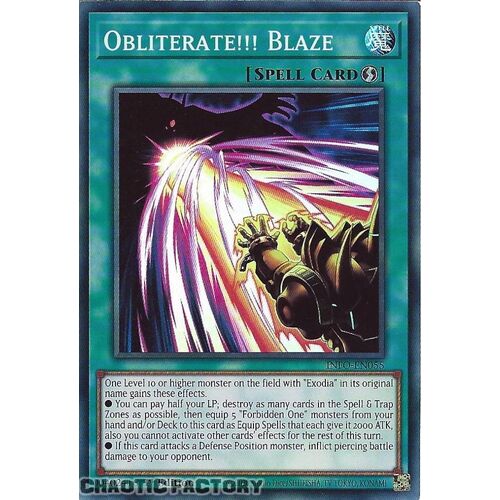 INFO-EN055 Obliterate!!! Blaze Super Rare 1st Edition NM