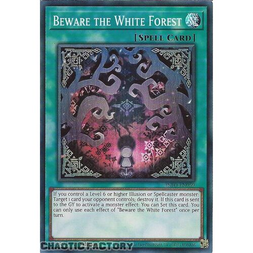 INFO-EN059 Beware the White Forest Super Rare 1st Edition NM