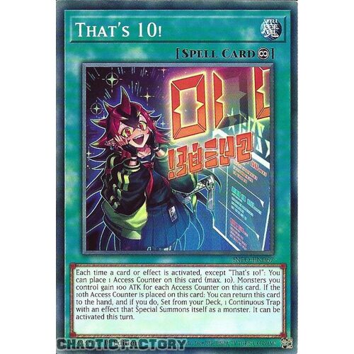 INFO-EN067 That's 10! Common 1st Edition NM