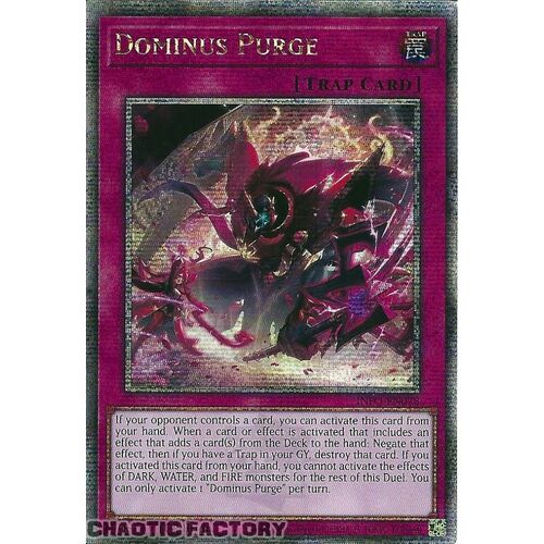 INFO-EN078 Dominus Purge Quarter Century Secret Rare 1st Edition NM