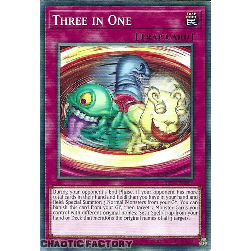 INFO-EN080 Three in One Common 1st Edition NM