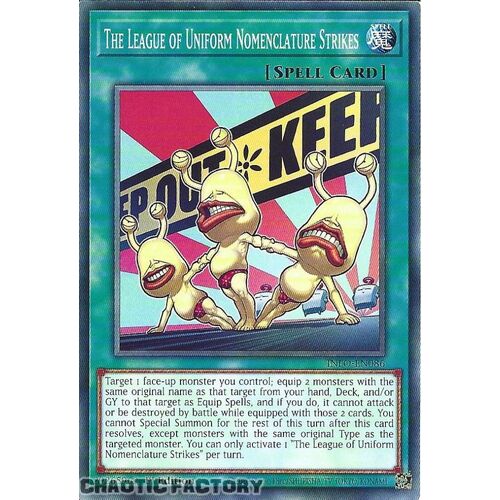 INFO-EN086 The League of Uniform Nomenclature Strikes Common 1st Edition NM