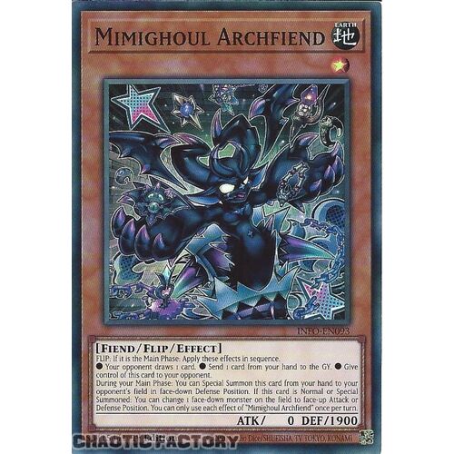 INFO-EN093 Mimighoul Archfiend Super Rare 1st Edition NM