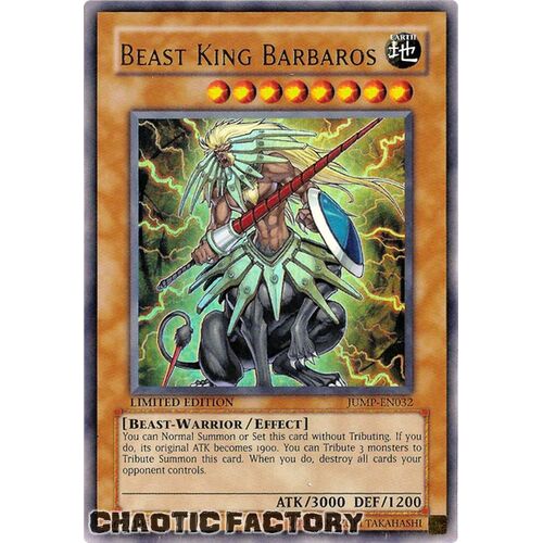 JUMP-EN032 Beast King Barbaros Ultra Rare  NM