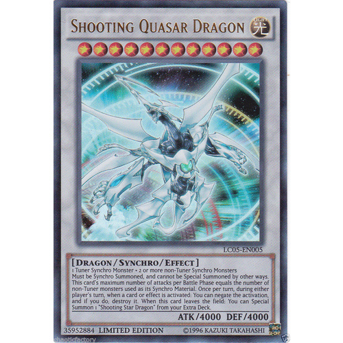 Shooting Quasar Dragon LC05-EN005 Ultra Rare Limited edition NM