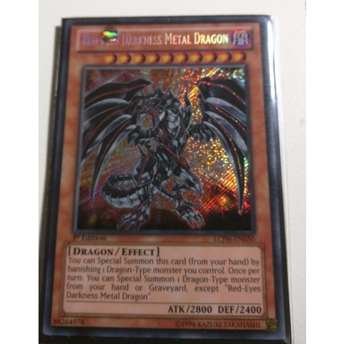 US PRINT Red-Eyes Darkness Metal Dragon Secret Rare LCJW-EN050 NM 1st Edition