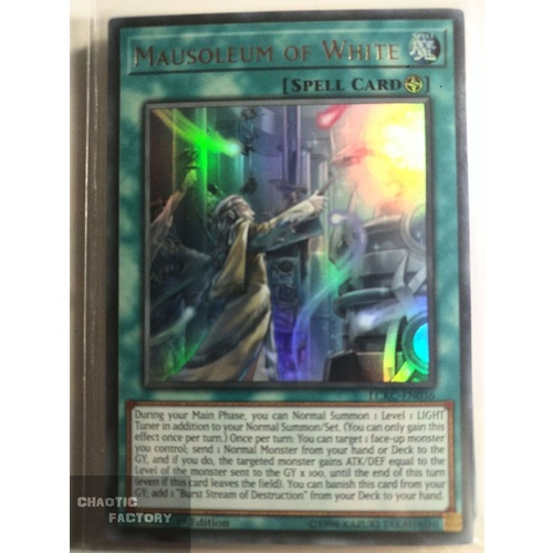 LCKC-EN036 Mausoleum of White Ultra Rare 1st Edition NM