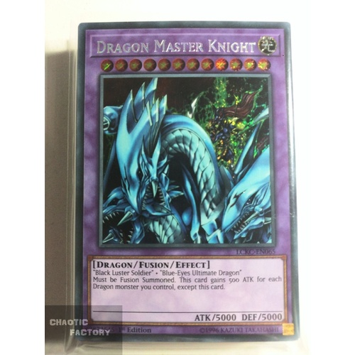 LCKC-EN065 Dragon Master Knight Secret Rare 1st Edition NM