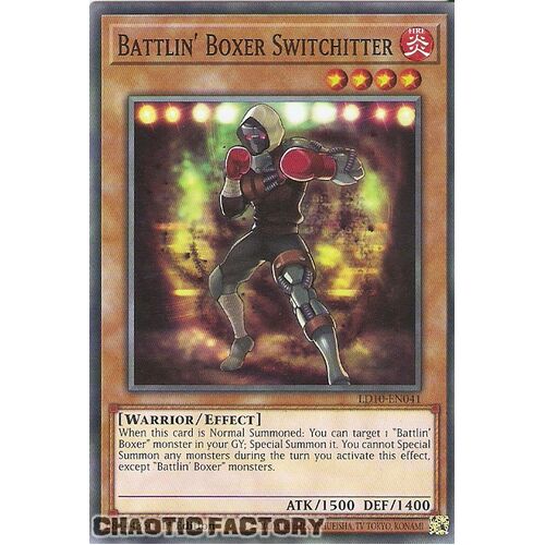 LD10-EN041 Common Battlin' Boxer Switchitter 1st Edition NM