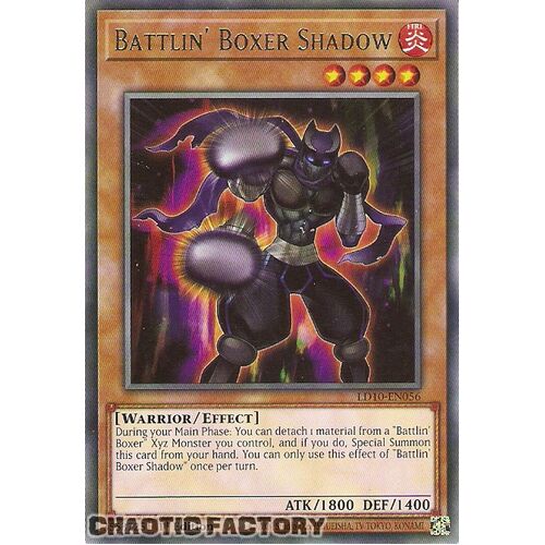 LD10-EN056 Rare Battlin' Boxer Shadow 1st Edition NM