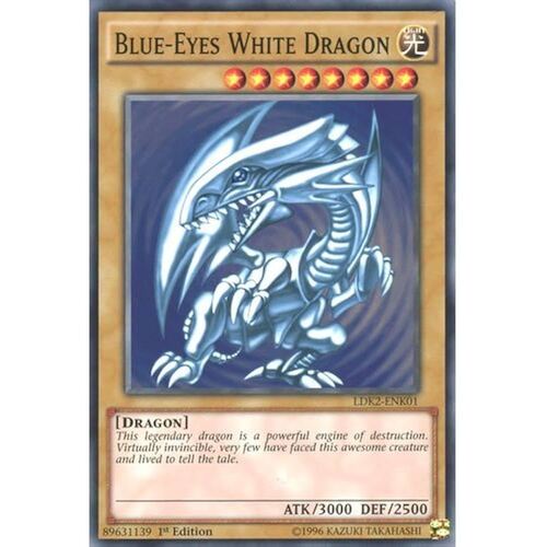 LDK2-ENK01 Classic SDK ART Blue-Eyes White Dragon 1st Ed Common NM