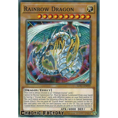 LDS1-EN099 Rainbow Dragon Common 1st Edition NM