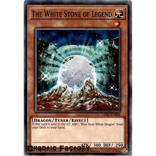 LDS2-EN004 The White Stone of Legend Common 1st Edition NM