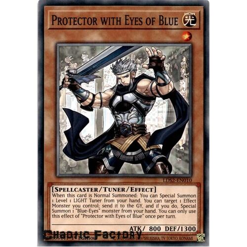 LDS2-EN010 Protector with Eyes of Blue Common 1st Edition NM